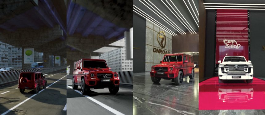 3D Animation — automotive product visualisation